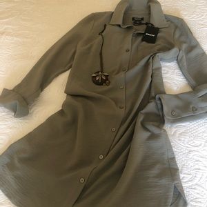 DKNY Shirtdress Moss Green